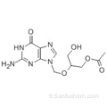 6H-Purine-6-one, 9 - [[2- (acétyloxy) -1- (hydroxyméthyl) éthoxy] méthyl] -2-amino-1,9-dihydro-CAS 88110-89-8